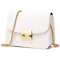 Bolso de Hombro pequeña de Mujer Bolso de Bandolera de Cuero PU Bolso de Mano Casual Moda Crossbody para niñas Señoras…